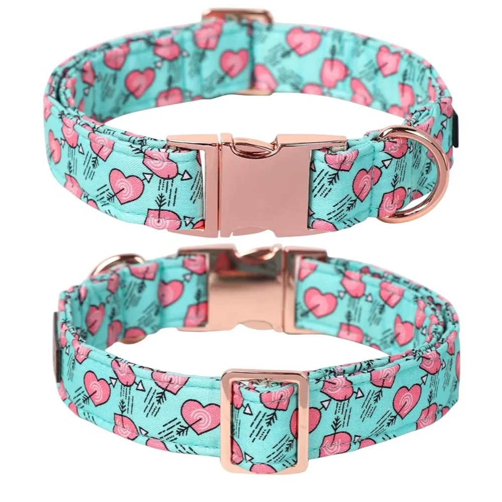 (New) Arrow Heart 💘 Dogs Bow Tie and Collar Set💘Medium Size